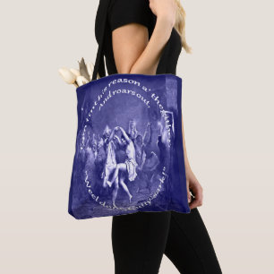 Bolsa Tote Tom Perdeu Totalmente a Razão Burns Noite Azul