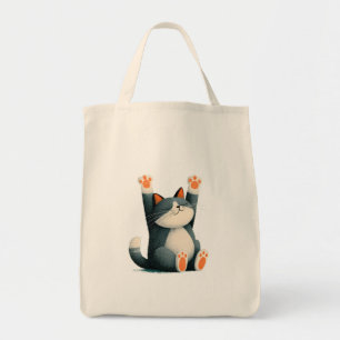 Bolsa Tote Tomador de Soneca Profissional Gato Divertido Dorm