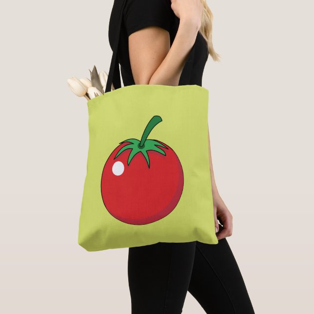Bolsa Tote Tomate Vermelho (Close Up)