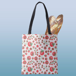 Bolsa Tote Tomate Watercolor