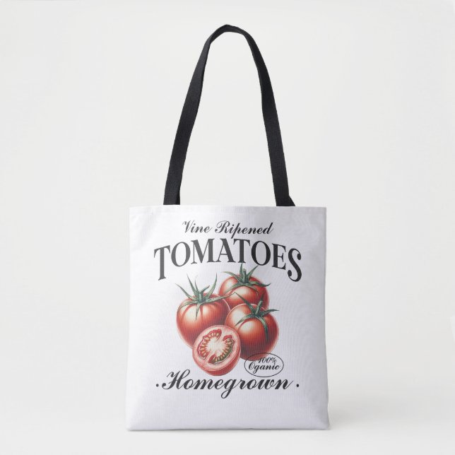 Bolsa Tote Tomates domésticos Tomates Vintage Tomates Fruta (Frente)