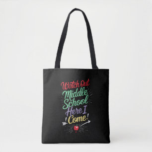 Bolsa Tote Tome Cuidado Colégio Aqui Vou Eu Escola