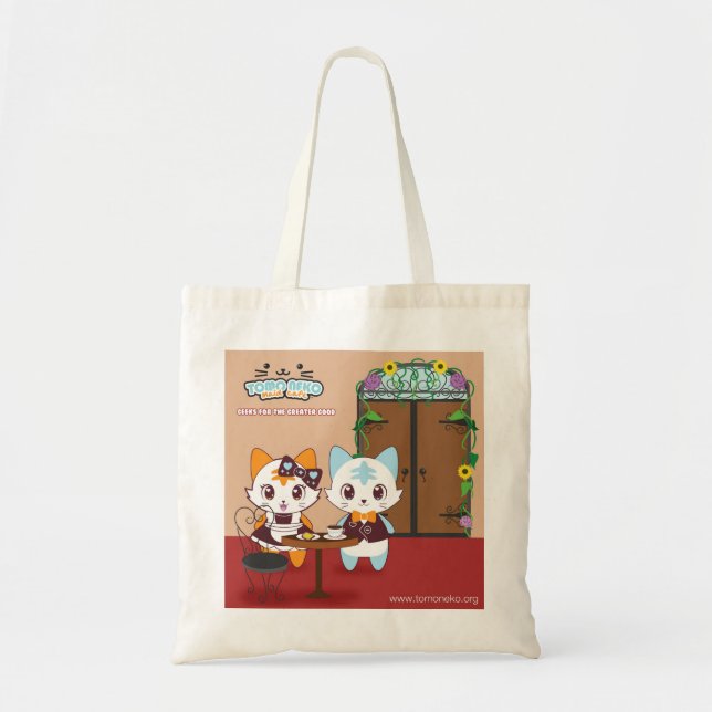 Bolsa Tote Tomo Neko Café (Frente)