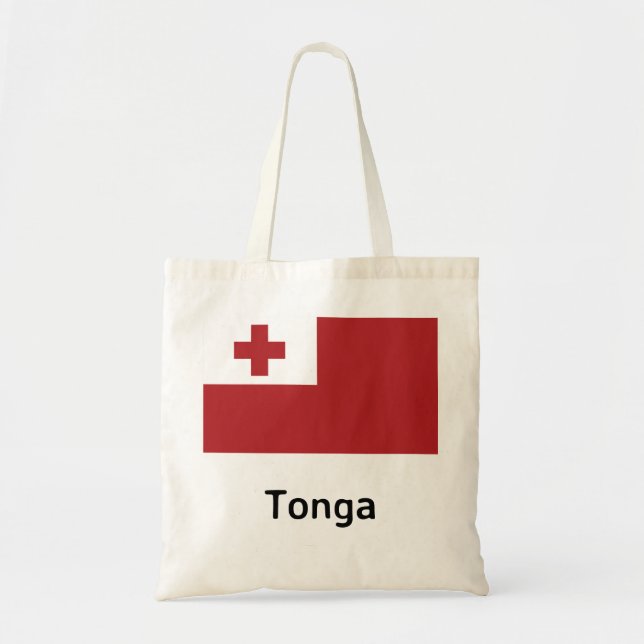 Bolsa Tote Tonga Flag (Frente)