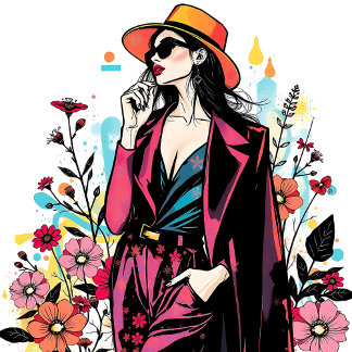 Bolsa Tote Tons Botânicos Chic Arte Dupla Face👑🕶️