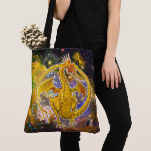 Bolsa Tote Topázio Dragão Cósmico