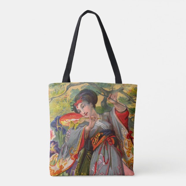 Bolsa Tote Toque de Borboleta (Verso)