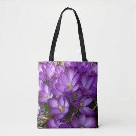 Bolsa Tote Toque de Flor Roxo