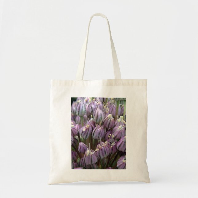 Bolsa Tote Toque de Flor Roxo (Frente)