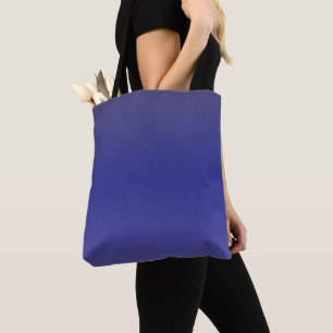 Bolsa Tote Toque de Gradiente Azul Indigo