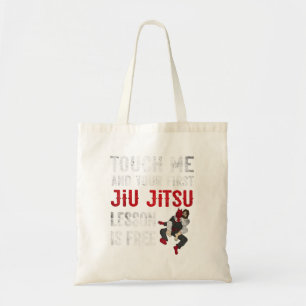 Bolsa Tote Toque em mim e sua primeira lição de Jiu Jitsu é