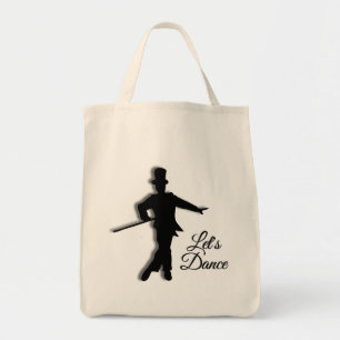 Bolsa Tote Toque na barra de ferramentas grande do dançarino