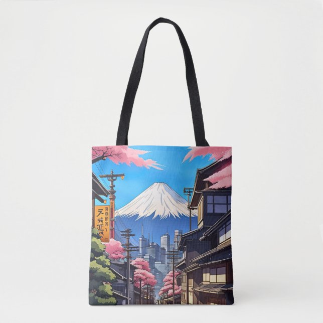 Bolsa Tote Tóquio Mt Fuji (Frente)