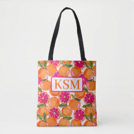 Bolsa Tote Toranja Aquarela Monograma