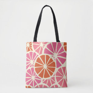 Bolsa Tote Toranjas (grapefruit), em pedaços, sem costura, de