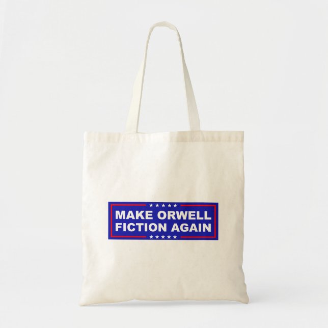 Bolsa Tote Torne Orwell Ficção Novamente (Frente)