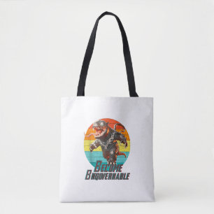 Bolsa Tote Torne-se incontrolável Moo Deng Baby Hippo Funny C