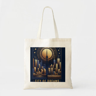 Bolsa Tote Toronto Cidade dos Sonhos - Tote Luxuoso da Silhue