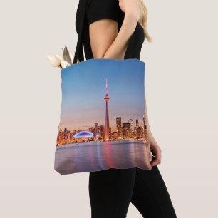 Bolsa Tote Toronto Skyline no Sunset