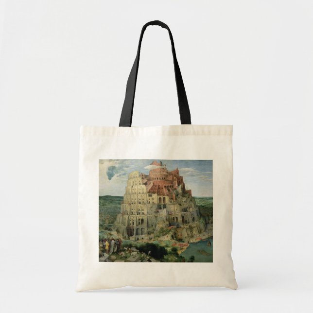 Bolsa Tote Torre de Babel, 1563 (óleo no painel) (Frente)