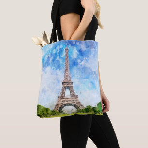 Bolsa Tote Torre Eiffel em Paris n.o 1