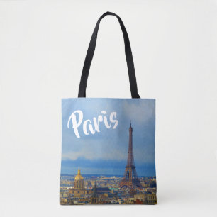 Bolsa Tote Torre Eiffel em Paris - saco