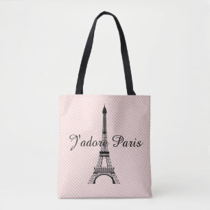 Bolsa Tote Torre Eiffel J'adore Paris