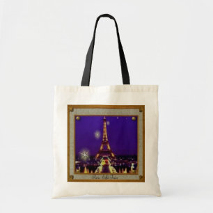Bolsa Tote Torre Eiffel moldada