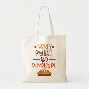 Bolsa Tote Torta de abóbora e de futebol na Turquia