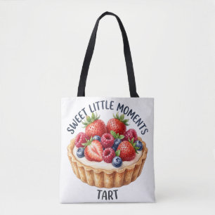 Bolsa Tote Torta de Frutas Mirtilo Momentos Doces
