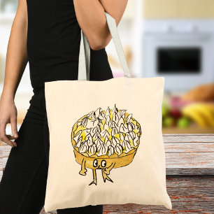 Bolsa Tote Torta de Limão com Merengue Divertida Arte de Dese