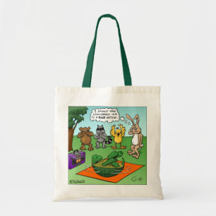 Bolsa Tote Tortoise e a lebre revistada