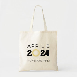 Bolsa Tote Total Solar Eclipse EUA 8 de abril de 2024