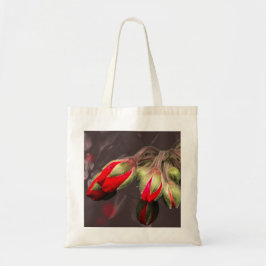 Bolsa Tote Tote Bag Bloom Red And Dark
