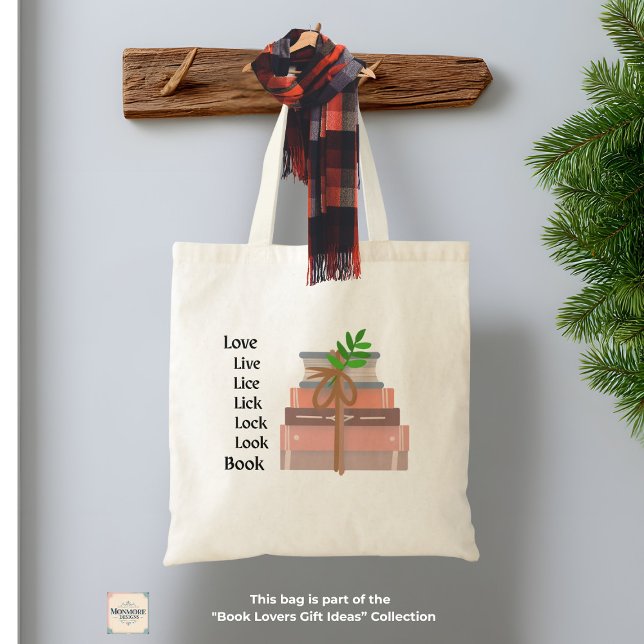 Bolsa Tote Tote Bag - Bookworm Gift (Criador carregado)