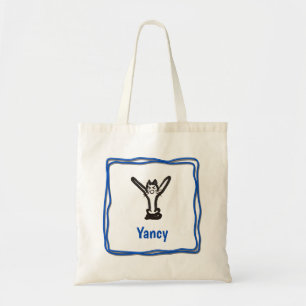 Bolsa Tote Tote Bag - Cat Letter Y com o nome na imagem