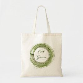 Bolsa Tote Tote Bag com design verde coma