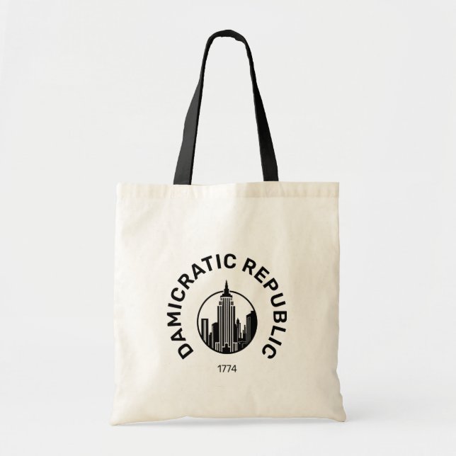 Bolsa Tote Tote Bag Damicratic (Frente)