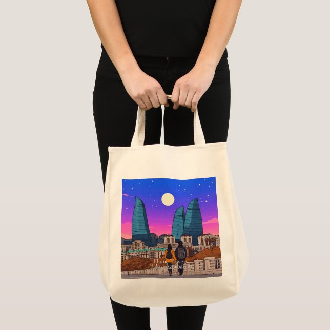 Bolsa Tote Tote Bag das Torres Flame (Frente (produto))