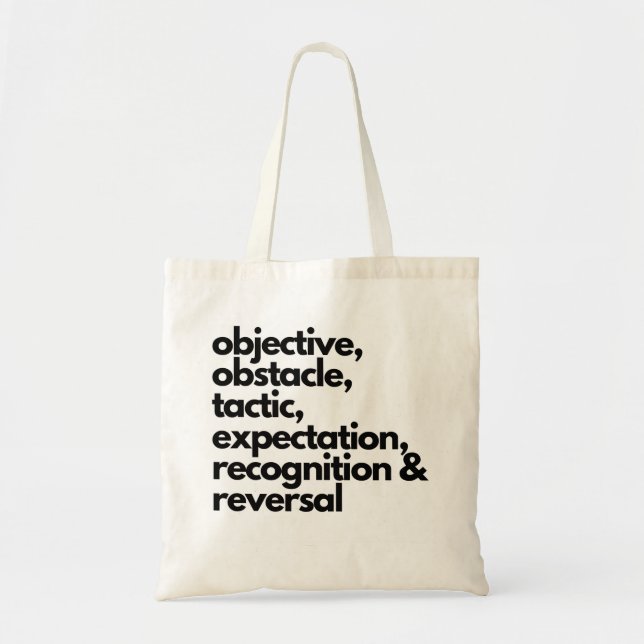 Bolsa Tote Tote Bag de Ensaio de Teatro (Frente)