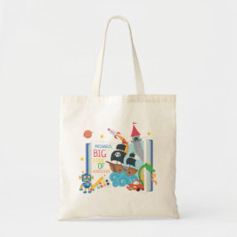 Bolsa Tote Tote Bag de Livro de Meninos Whimsical