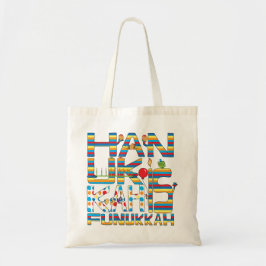 Bolsa Tote Tote Bag de Orçamento "Hanukkah é Funukkah!"
