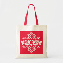 Tote Bag de ornamento popular tradicional