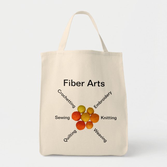 Bolsa Tote Tote Bag - Fibras de Artes (Frente)