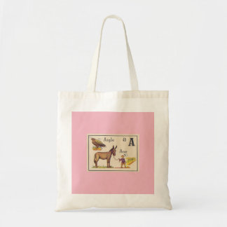 Bolsa Tote Tote Bag FRENCH ALPHABET ILUSTRAÇÃO