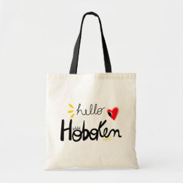 Bolsa Tote Tote Bag Hello Hoboken Divertido New Jersey Gift