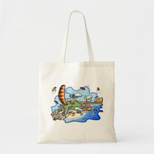 Bolsa Tote Tote bag imagem do sítio de parapente de (Frente)