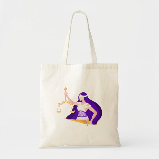 Bolsa Tote Tote Bag Lady Justice (Frente)