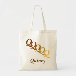 Bolsa Tote Tote Bag - Letras e Nome em Browns