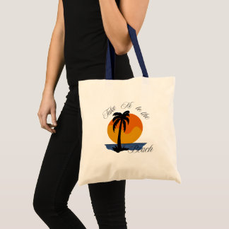 Bolsa Tote Tote Bag - Leve-me à praia